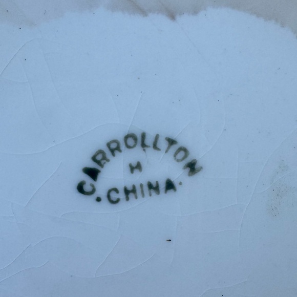 Carrollton China Covered Casserole Dish, Elegant Gold & Blue Lidded Serving Dish - Picture 7 of 7